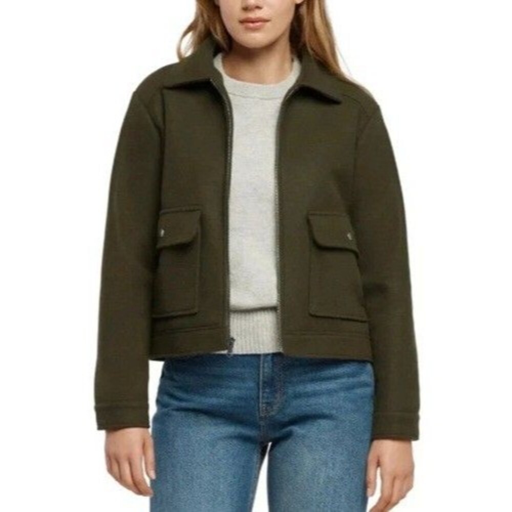 Banana Republic Women's XL Green Full Zip Jacket NWT - Picture 2 of 3